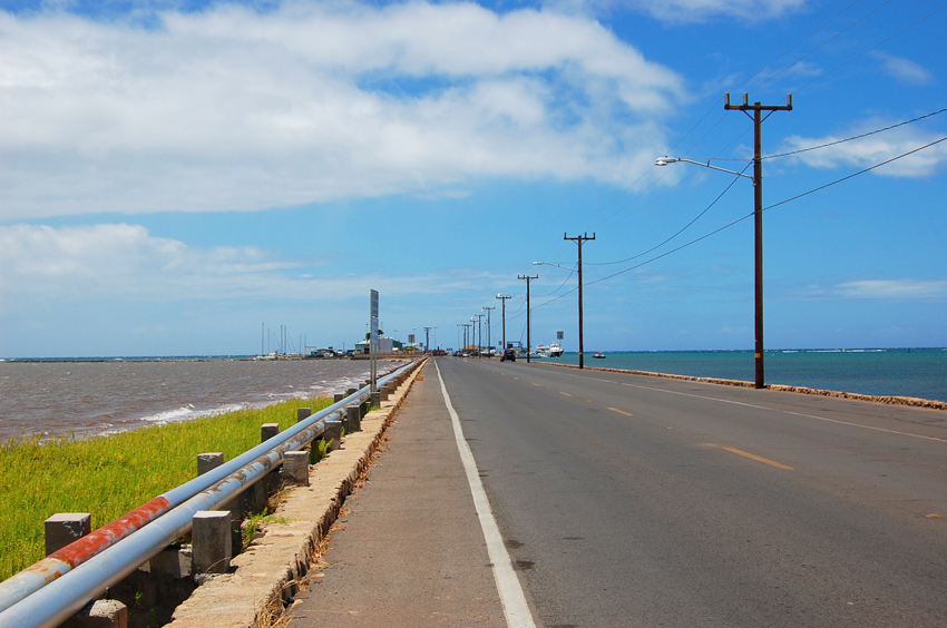 Driving to the Harbor