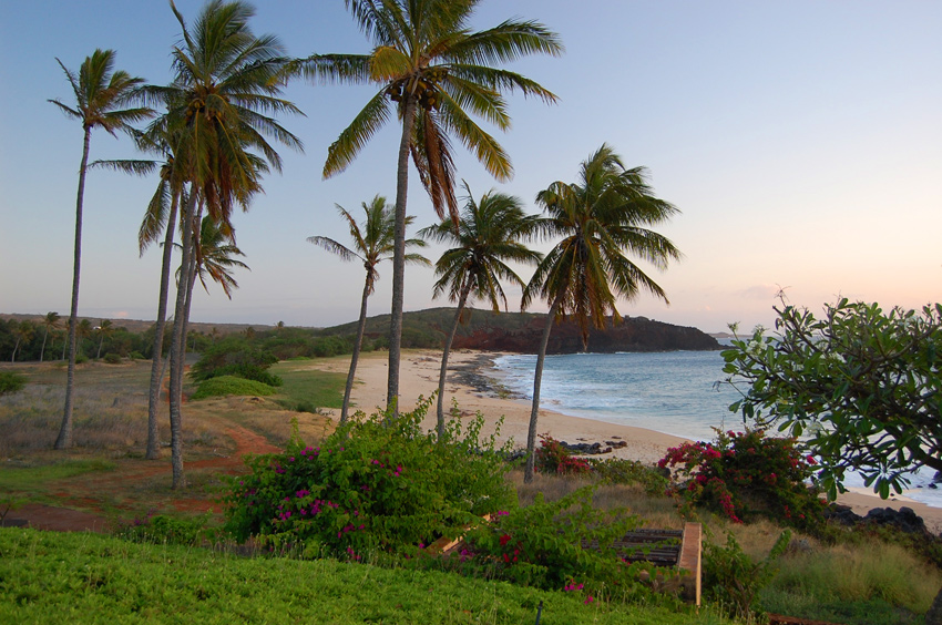 Kepuhi Beach at Sunset
