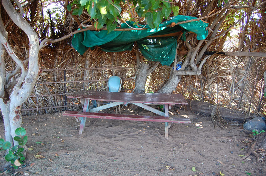 Sheltered Picnic Table