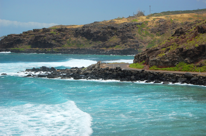 View from a Lookout Near Sandy Beach