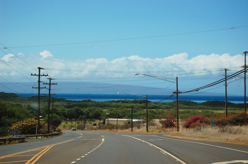 View to the Ocean and Island of Lanai
