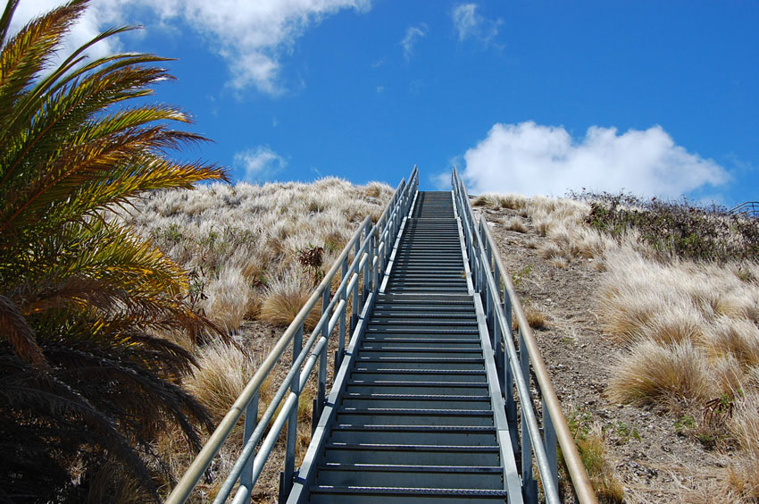 Stairs Leading to the Summit