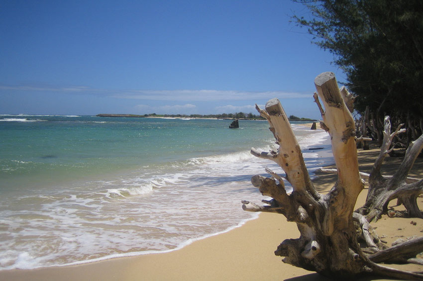 View from Malaekahana Beach