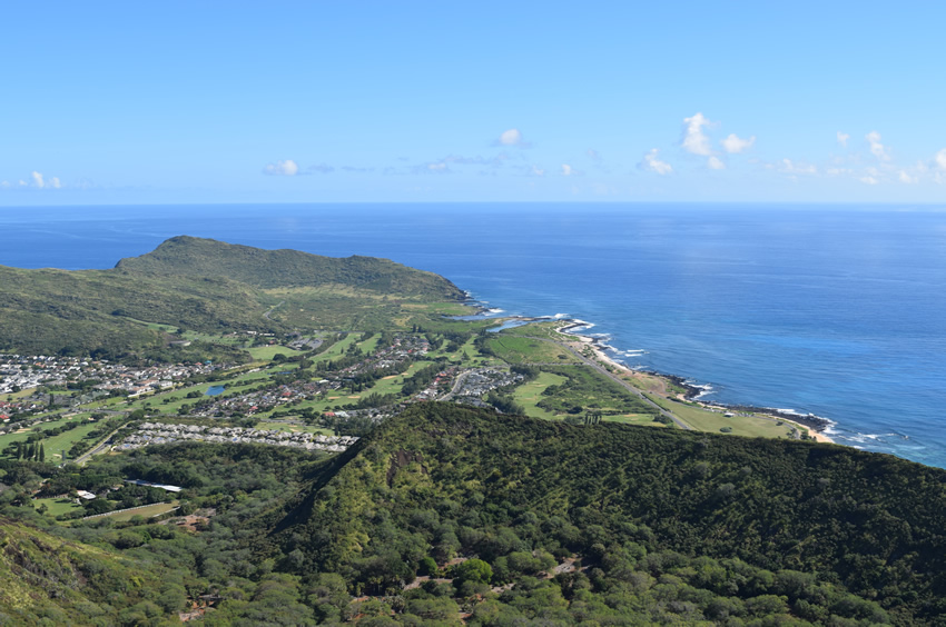 View to South Shore Oahu