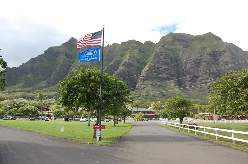 Entry to Kualoa Ranch
