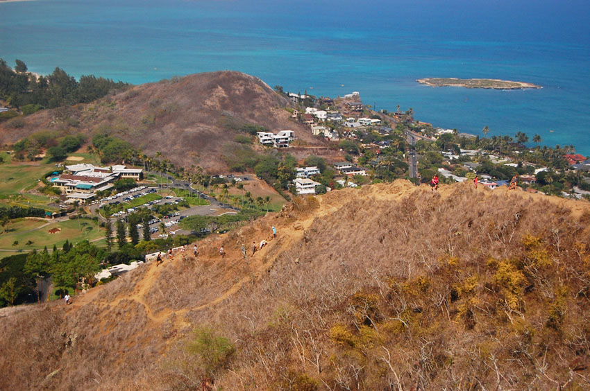 View to Kailua and Flat Island