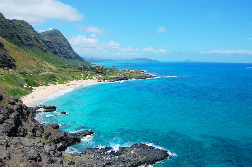 Overlooking Makapuu Beach