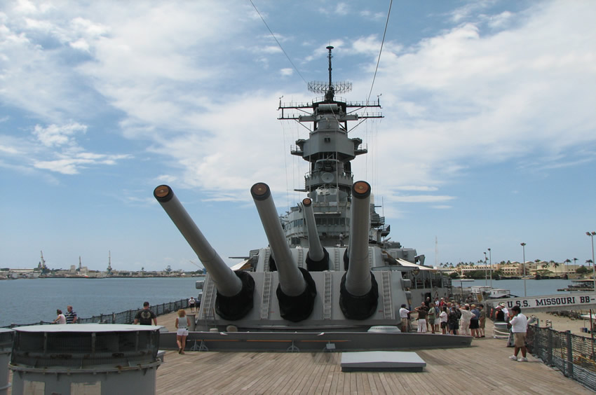 Aboard Uss Missouri