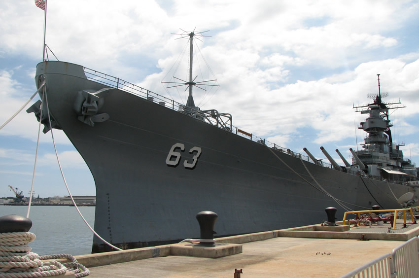 Uss Missouri Up Close View