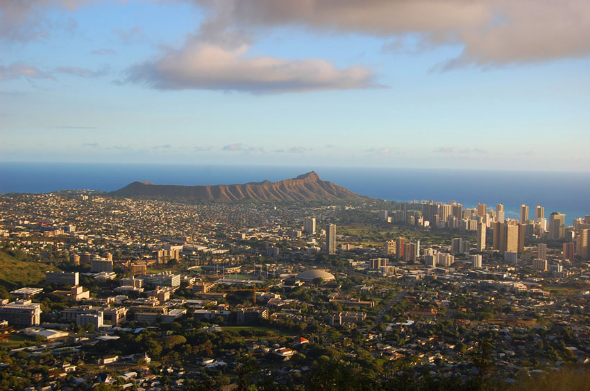 Honolulu and Diamond Head