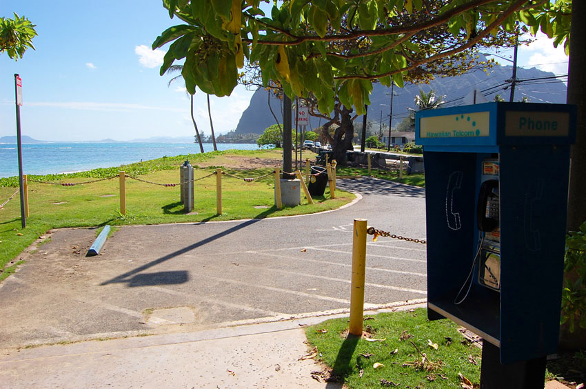 Phone Booth and Parking