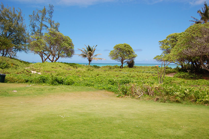 Scenic beach park in Kailua