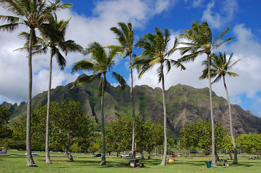 View from Kualoa Regional Park
