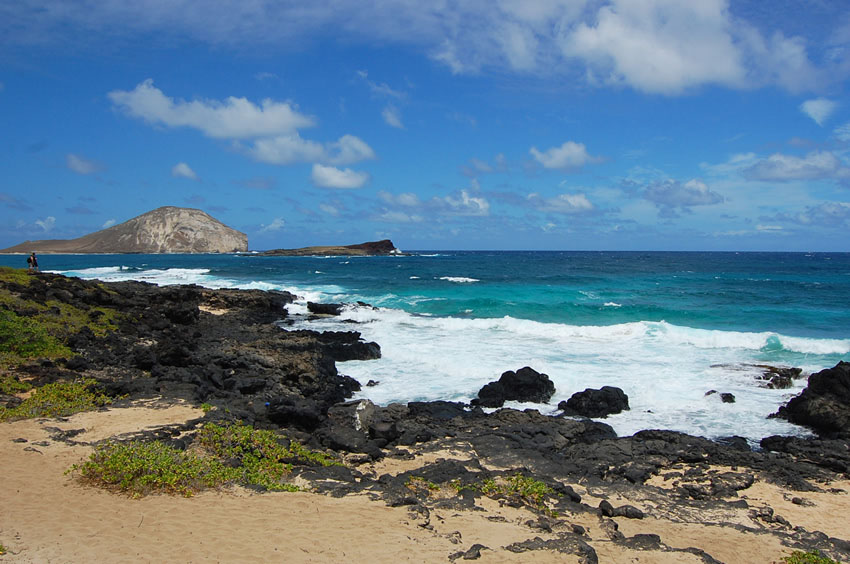 Black Lava Rocks