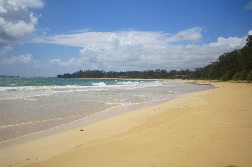 Long White Sand Beach