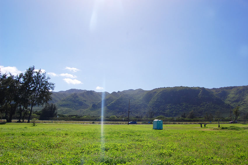 View to Waianae Mountains