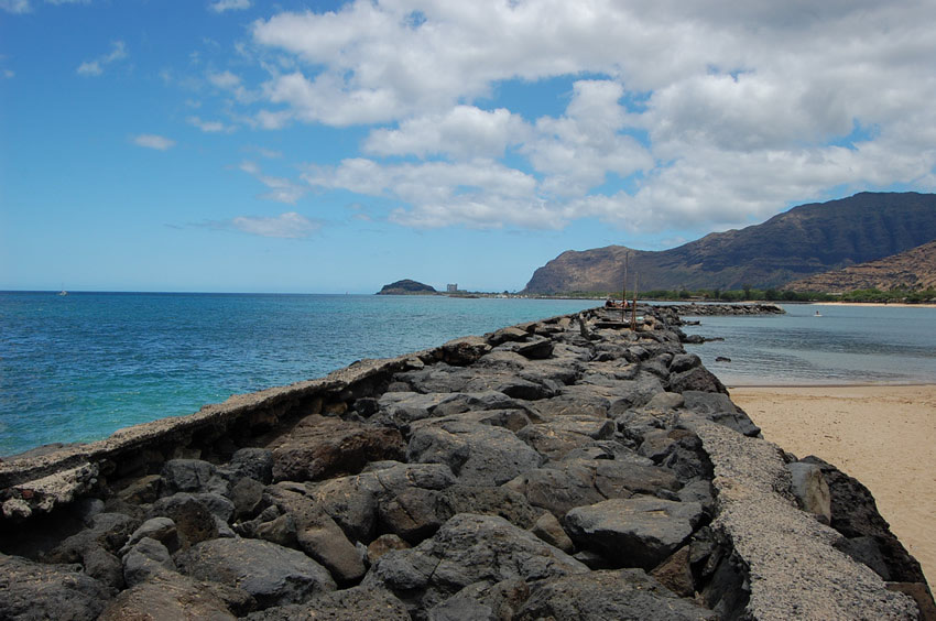 Breakwater Protects Beach