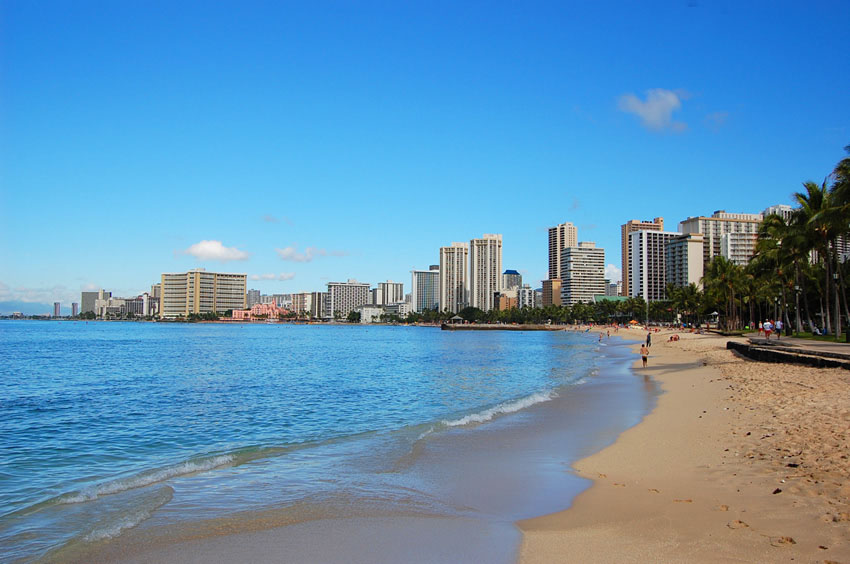 Beach in Waikiki