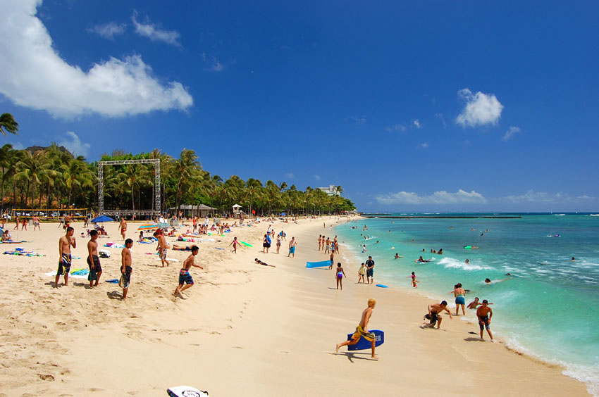 Busy Day on the Beach