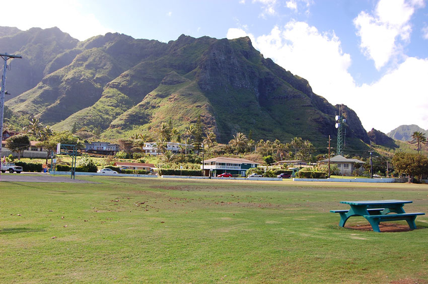 Overlooking the Koolau Mountains