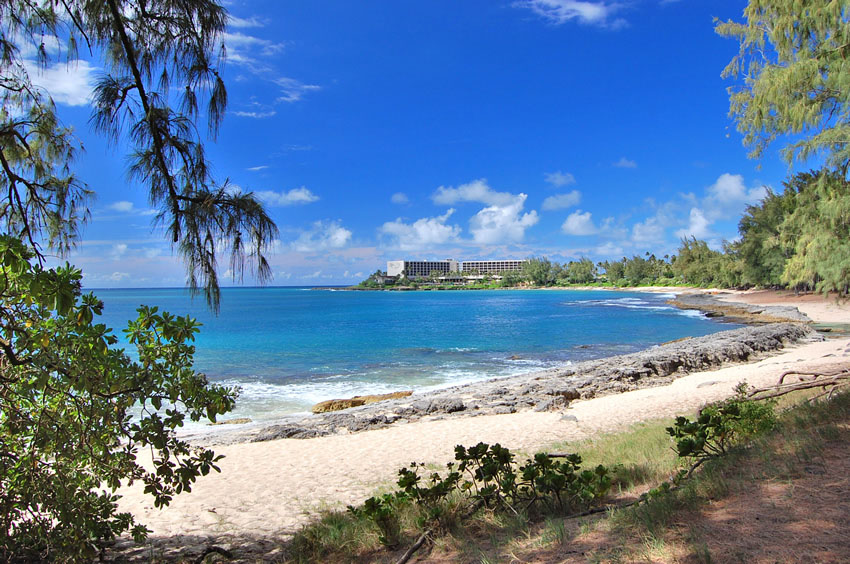 View to Turtle Bay Resort