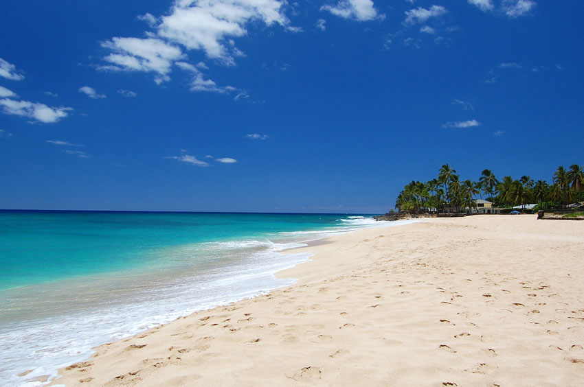 Long White Sand Beach
