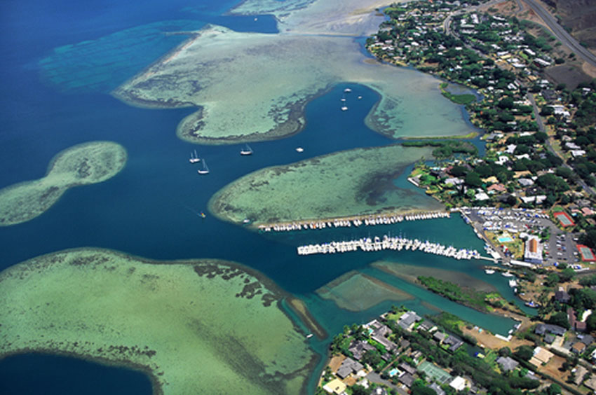 Aerial View of Kaneohe Bay