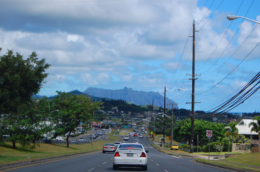 Driving in Kaneohe