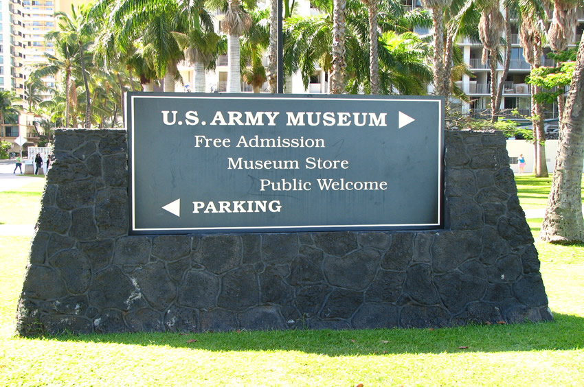 Us Army Museum Sign