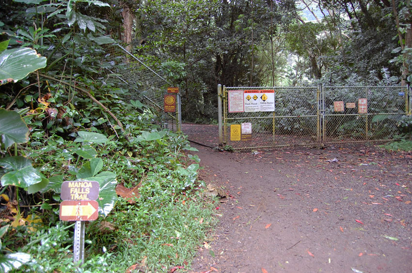 Warning Sings at the Entrance